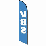 15' VBS Feather Flag For Church personalized with logo