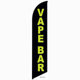 15' Vape Bar Feather Flag with your custom brand