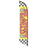 15' Venta De Llantas Feather Flag with your custom brand