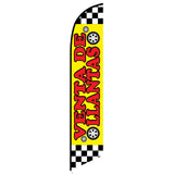 15' Venta De Llantas Feather Flag with your custom brand