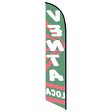 15' Venta Loca Feather Flag personalized with logo