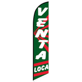 15' Venta Loca Feather Flag personalized with logo