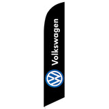 15' Volkswagen Feather Flag printed with custom graphics