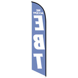 15' We Accept EBT Feather Flag with custom printed graphics