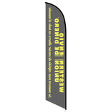 15' Western Union Envio De Dinero Feather Flag printed to your specs