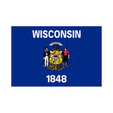 3×5 Wisconsin State Stock Flag