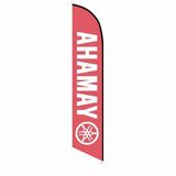 15' Yamaha Feather Banner Flag customized with your graphics