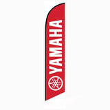 15' Yamaha Feather Banner Flag customized with your graphics