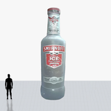 25ft glass inflatable bottle with custom printed