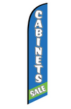 15' Cabinets Sale Feather Flag (Blue) with your custom brand