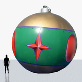 Custom 25 ft inflatable christmas sphere
