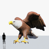 20 ft eagle inflatable mascot personalized