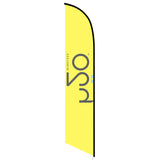 15' H2o Wireless Feather Flag printed to your specs