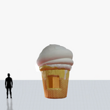 12 ft ice cream tent inflatable personalized
