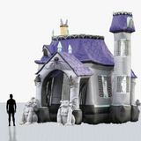 25 ft horror house inflatable with custom printed logo