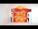Custom Premium Aluminum 10' Tent Kit (Full-Bleed Dye Sublimation)17" Valance