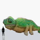 12 ft iguana inflatable mascot customized
