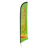 15' Lemonade Feather Flag with personalized logo