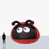 12 ft ladybug inflatable mascot personalized