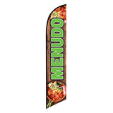 15' Menudo Feather Flag with your custom branding