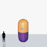 Custom 12 ft pill inflatable