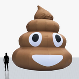 25 ft poop inflatable mascot to your specs