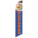 15' Pupusas Feather Flag personalized with logo