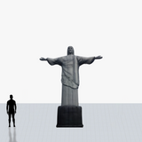 Custom 15 ft christ of rio de Janeiro inflatable mascot