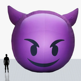 25 ft evil sphere inflatable customized