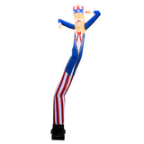 Custom 18 ft uncle sam Inflatable Tube Air Dancer