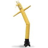 6 ft Golden Yellow Inflatable Tube Air Dancer with your printed logo